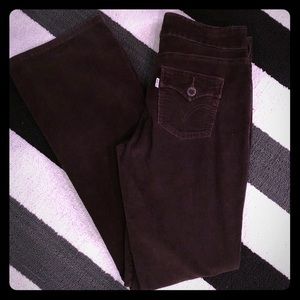 Levi’s slender bootcut 526 Corduroy jeans